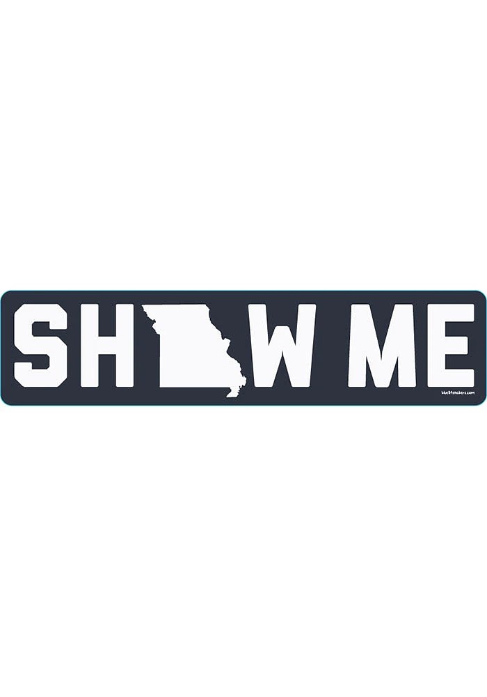 Missouri Show Me Stickers - Navy Blue