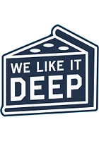 Chicago Like It Deep Stickers - Navy Blue