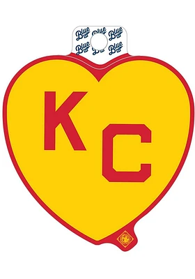 Kansas City Monarchs Red Heart KC Stickers
