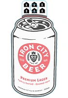 Pittsburgh Pittsburgh Brewing Co Iron City Beer Stickers - White