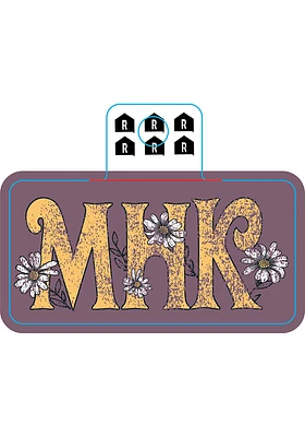 Manhattan MHK Floral Stickers - Purple