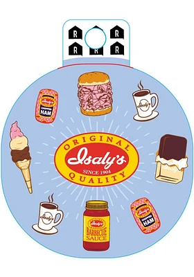 Pittsburgh Isalys Icons Stickers - Blue