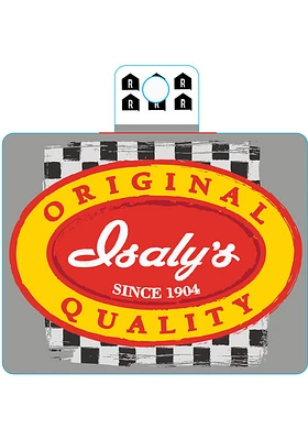 Pittsburgh Isalys Logo Stickers - Red