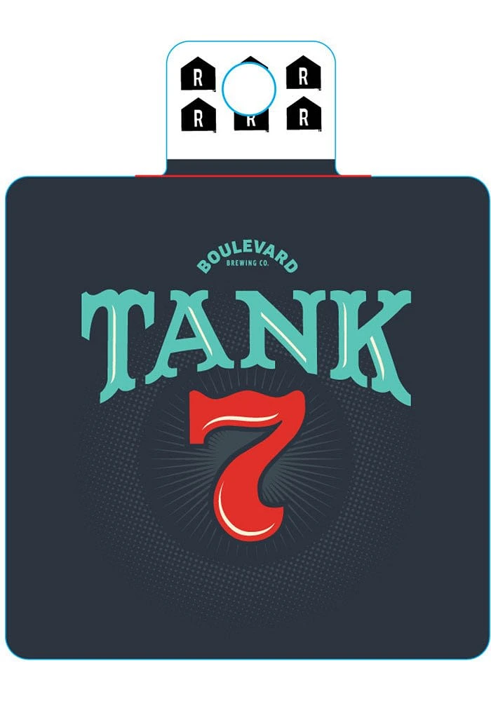 Kansas City Boulevard Tank 7 Stickers - Blue