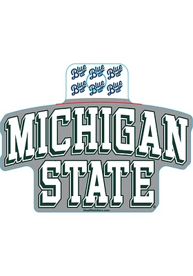 Michigan State Spartans Wordmark Stickers - Green