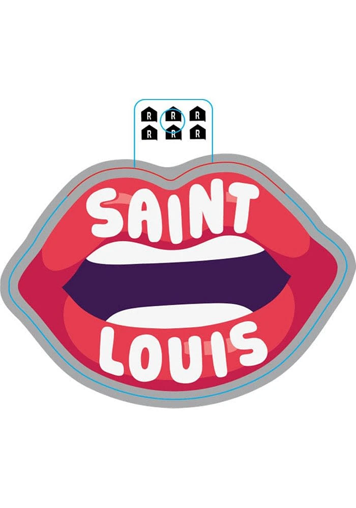 St Louis Lips Stickers - Pink