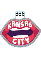 Kansas City Lips Stickers - Pink