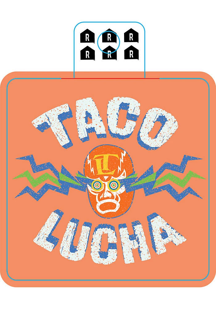 Manhattan Taco Lucha Stickers