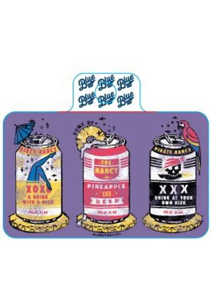 Manhattan Taco Lucha/So Long Saloon Stickers - Purple