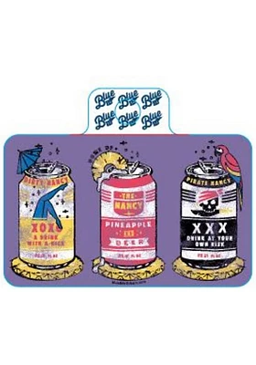 Manhattan Taco Lucha/So Long Saloon Stickers - Purple