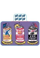 Manhattan Taco Lucha/So Long Saloon Stickers - Purple