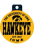 Iowa Hawkeyes Retro Stickers - Black