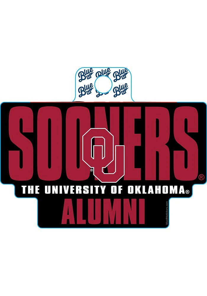 Oklahoma Sooners Alumni Stickers - Red