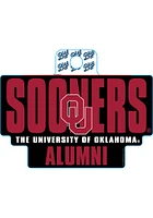 Oklahoma Sooners Alumni Stickers - Red