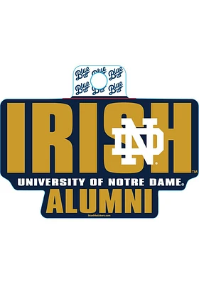 Notre Dame Fighting Irish Alumni Stickers - Blue