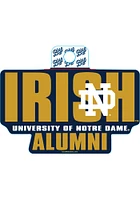 Notre Dame Fighting Irish Alumni Stickers - Blue