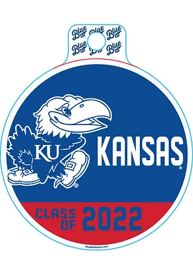 Kansas Jayhawks Class of 2022 Stickers - Blue
