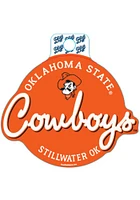 Oklahoma State Cowboys Circle Banner Stickers