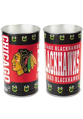 Chicago Blackhawks Tapered Waste Basket