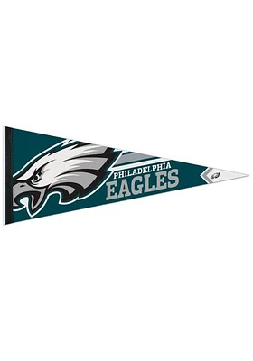 Philadelphia Eagles 12x30 Logo Premium Pennant - Midnight Green