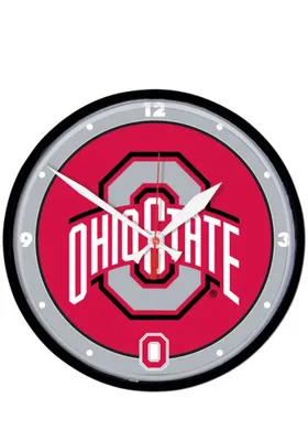 Ohio State Buckeyes 12.75in Round Wall Clock