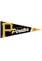 Pittsburgh Pirates 12x30 Premium Pennant - Black