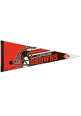 Cleveland Browns 12x30 Logo Premium Pennant - Orange