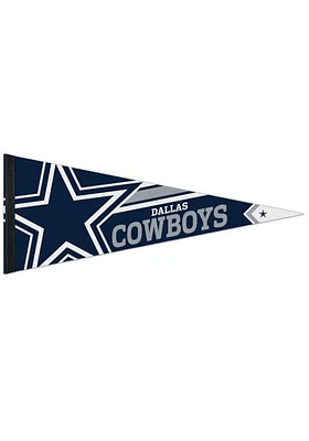 Dallas Cowboys 12x30 Logo Premium Pennant - Blue