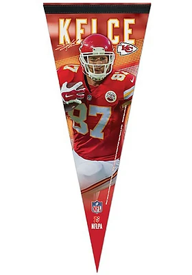 Kansas City Chiefs Travis Kelce Player Pennant - Red
