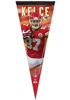 Kansas City Chiefs Travis Kelce Player Pennant - Red