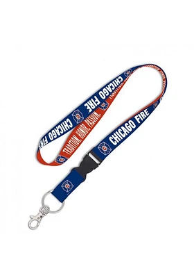 Chicago Fire 2 Color Detach Buckle Lanyard