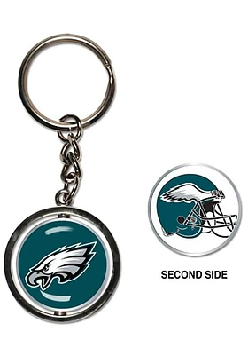 Philadelphia Eagles Spinner Keychain - Grey
