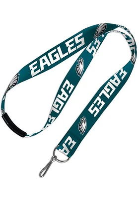 Philadelphia Eagles 1 Breakaway Graphic Lanyard - Midnight Green