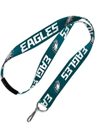 Philadelphia Eagles 1 Breakaway Graphic Lanyard - Midnight Green