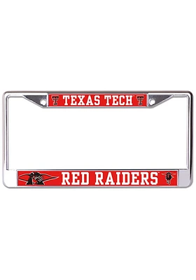 Texas Tech Red Raiders Metallic Printed License Plate Frame - Red