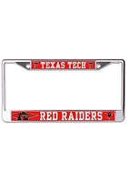 Texas Tech Red Raiders Metallic Printed License Plate Frame - Red