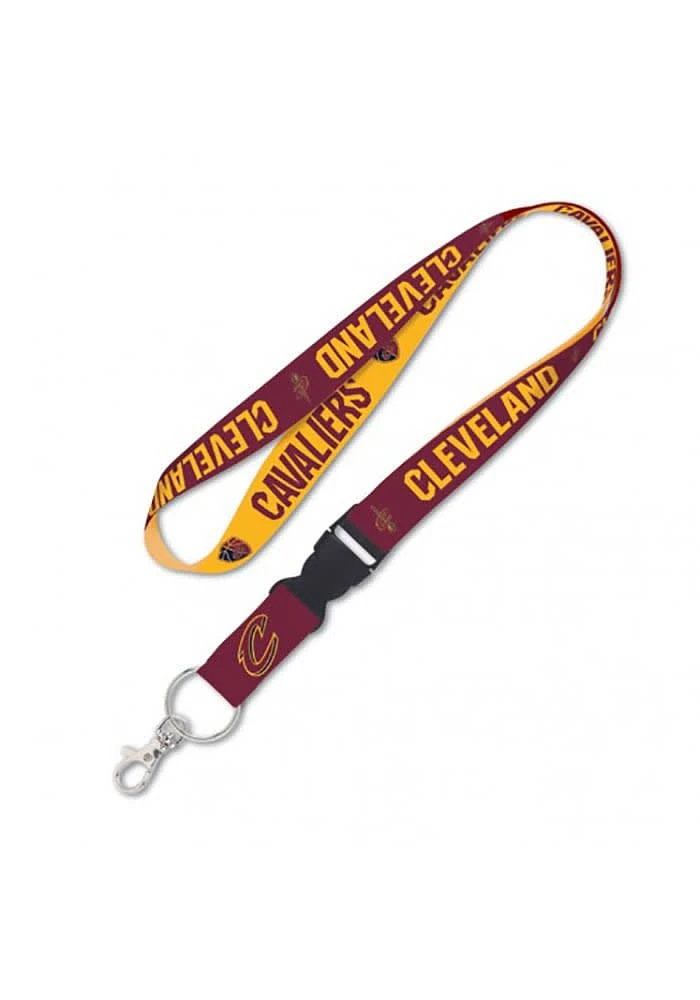 Cleveland Cavaliers 1 Detachable Buckle Lanyard - Red