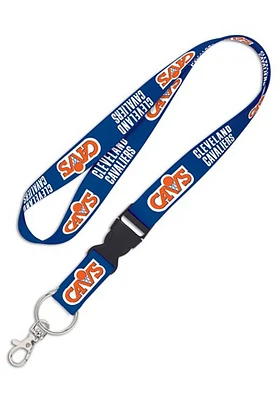 Cleveland Cavaliers 1 1983 Hardwoods Detachable Bucle Lanyard - Blue