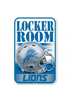 Detroit Lions 11x17 Sign - Blue