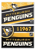 Pittsburgh Penguins 2 Pack Magnet