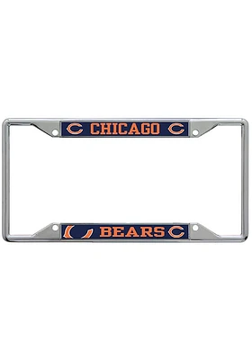 Chicago Bears Metallic Printed License Frame
