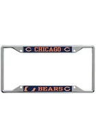 Chicago Bears Metallic Printed License Frame