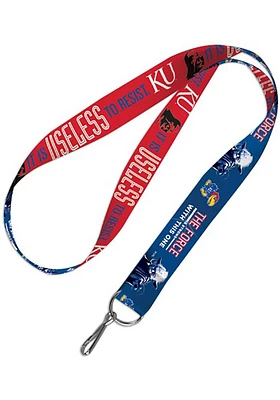 Kansas Jayhawks 1 Star Wars Lanyard - Blue