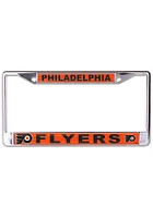 Philadelphia Flyers Metallic Printed License Plate Frame - Orange
