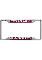 Texas A&M Aggies Metallic Printed License Plate Frame - Maroon