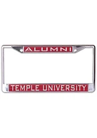 Temple Owls Team Color Alumni License Plate Frame - Red