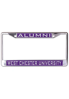 West Chester Golden Rams Team Color Alumni License Plate Frame - Purple