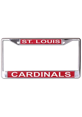 St Louis Cardinals Metallic Glitter License Plate Frame - Red