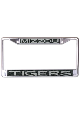 Missouri Tigers Metallic Glitter License Plate Frame - Black
