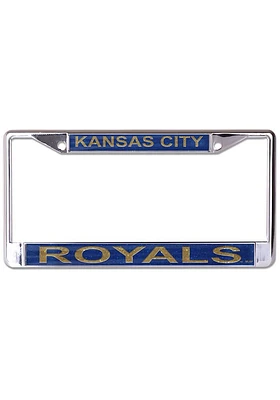Kansas City Royals Metallic Glitter License Plate Frame - Blue